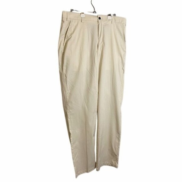 NWT Orvis Mens Most Comfortable Pants 36X34 Light Khaki Cotton Poly Spandex Blen - Picture 2 of 11